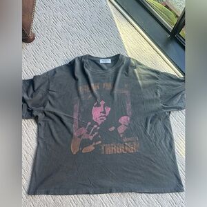 Daydreamer Charcoal and Pink Graphic Tee